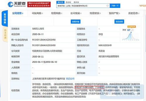 維維食品跨界布局 成立供應(yīng)鏈公司，涉足新能源汽車銷售與辦公平臺開發(fā)
